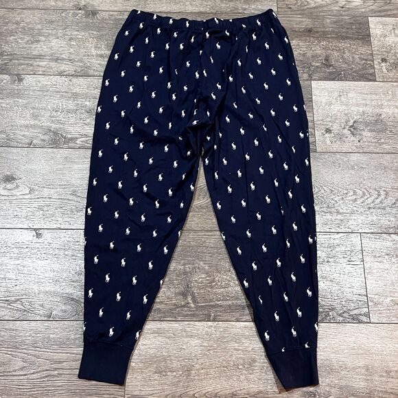 Polo Ralph Lauren Blue Cotton Jersey Sleep Jogger in Men's Size XL - MSRP $59.50 - Picture 6 of 7